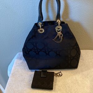 Christian Dior charm handbag with matching wallet. Looks brand new!